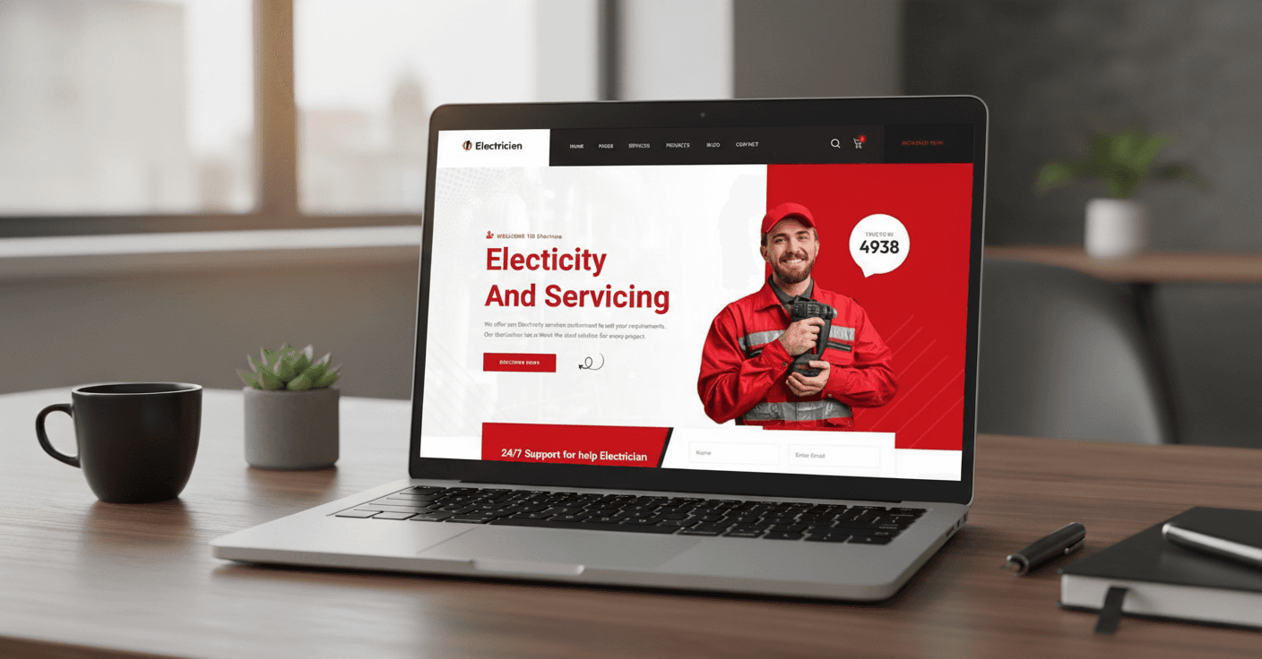 Electrical Services Landing Page for Lead Generation